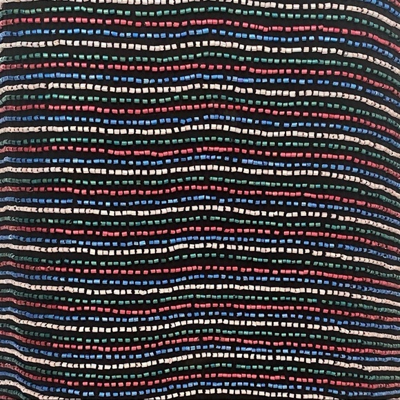 NWT- Karina Grimaldi- Colorful Beaded Mini Slip Dress - Picture 7 of 9